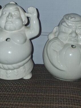 Vintage Benihana of Tokyo Figural Mugs - Sumo Wrestler Pair